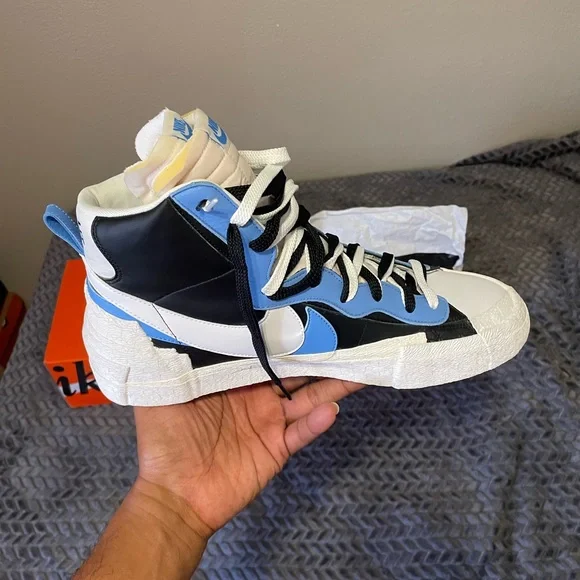 Discount sacai x nike blazer mid navy Online